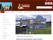 Tablet Screenshot of beim-suedtiroler.com